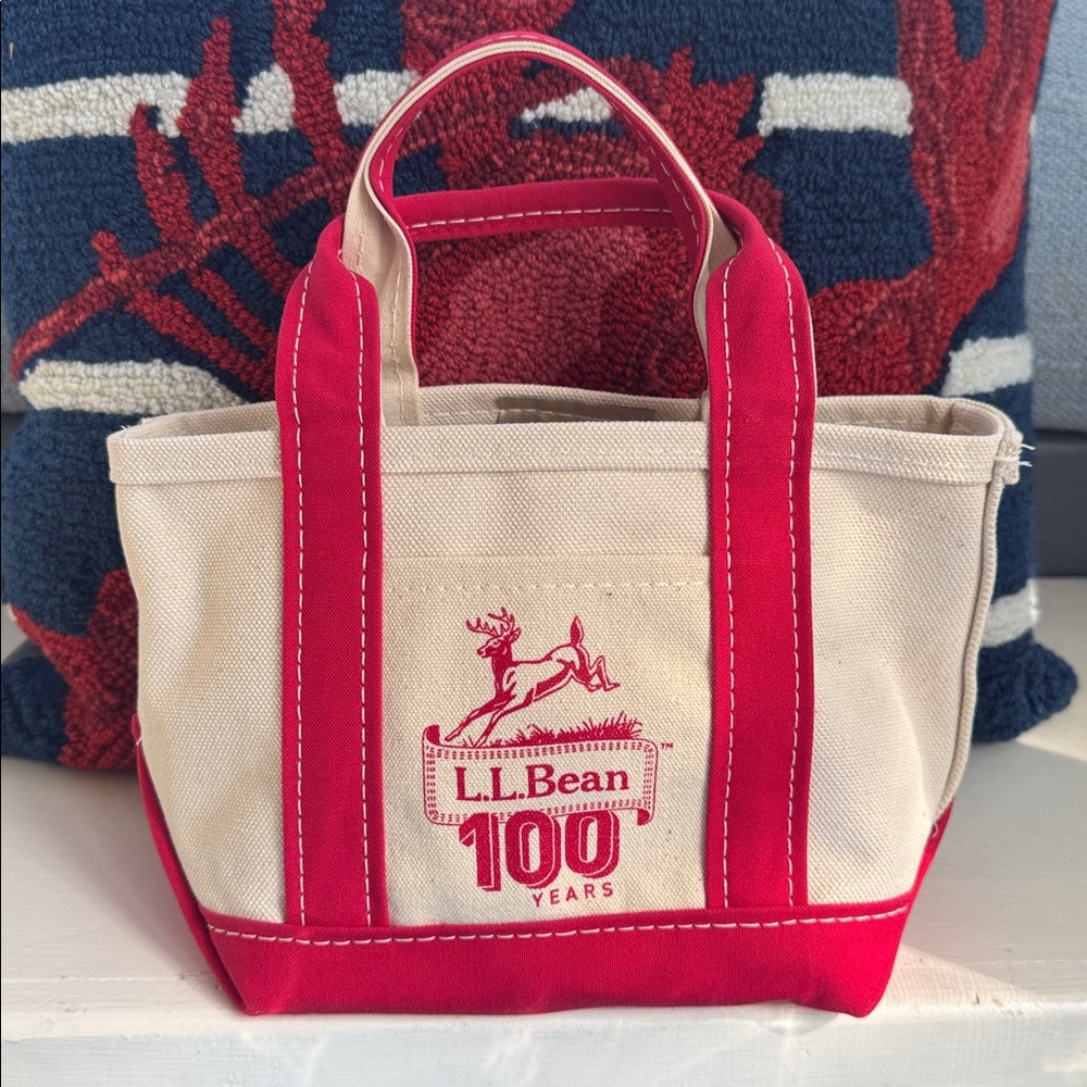 L.L. Bean 100th Anniversary Mini Tote NWOT